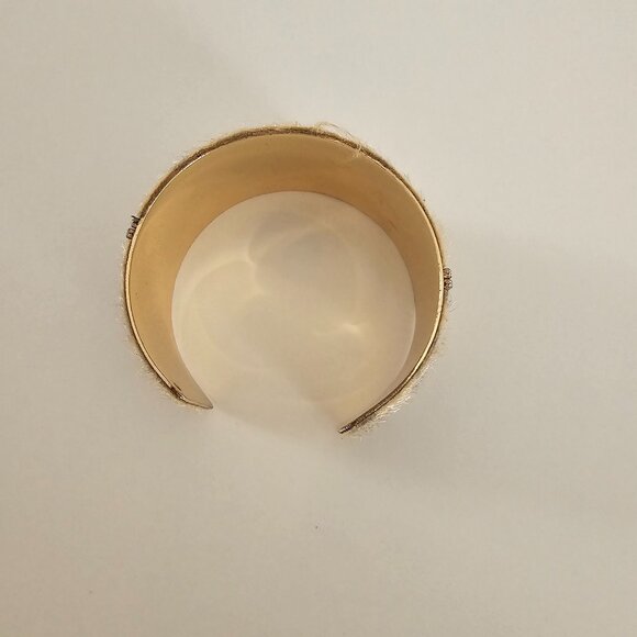 Leopard Print Long Necklace and Bangle Cuff - Picture 14 of 14